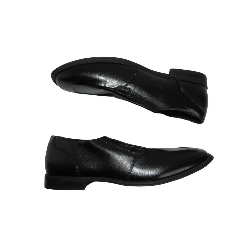 Sonoma Goods for Life Black Slip On Dress Loafers Square Toe Memory Foam Mens 7